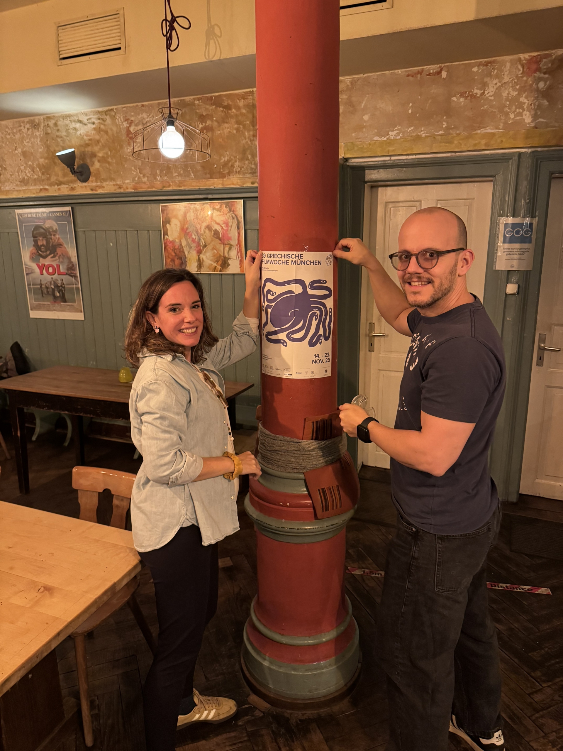 Athina Birda und Antonis Dimitropoulos sind im aktuellen Vorstand von Cinephile München